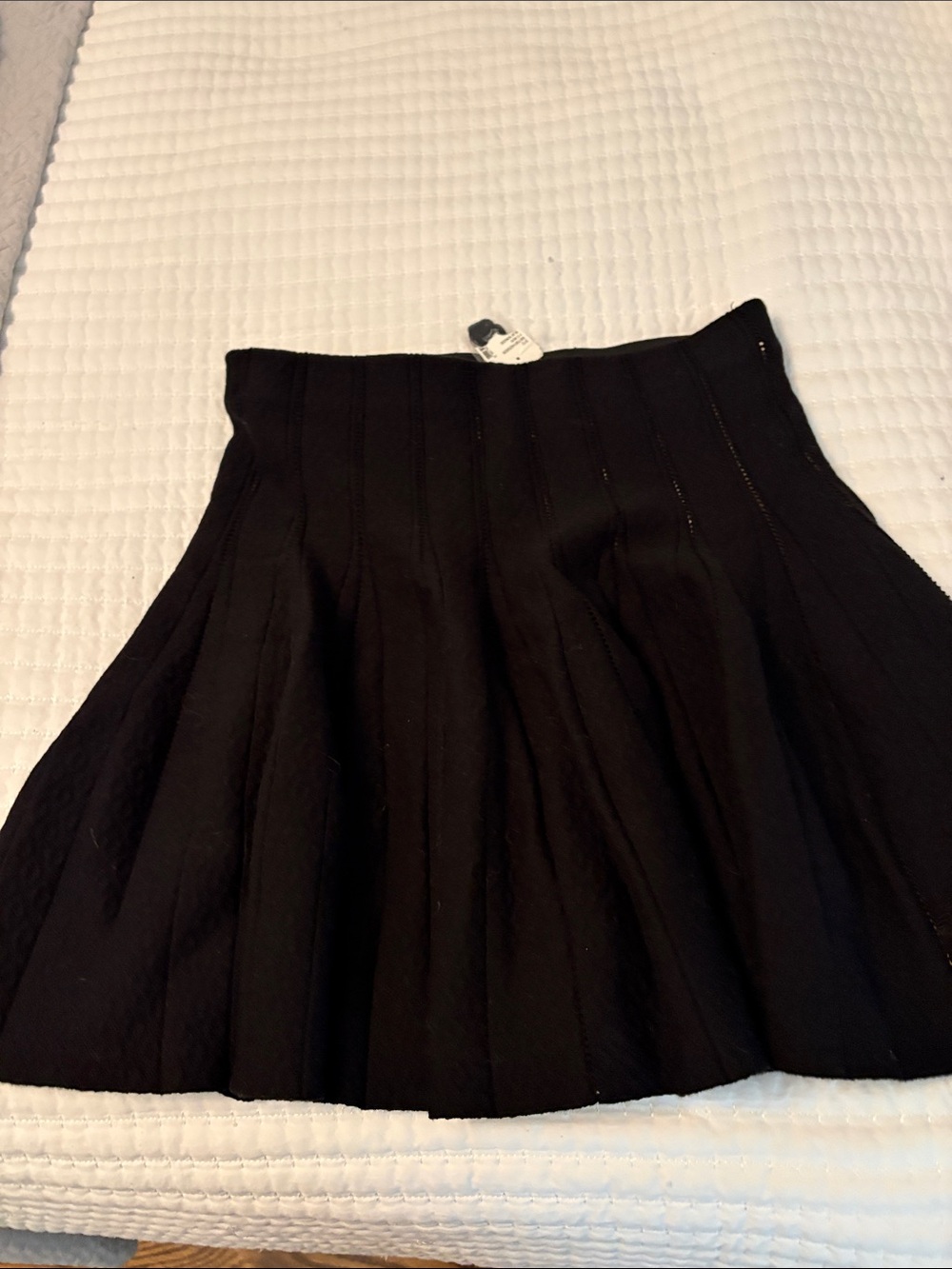 Saks Fifth Avenue Black Flared Skirt